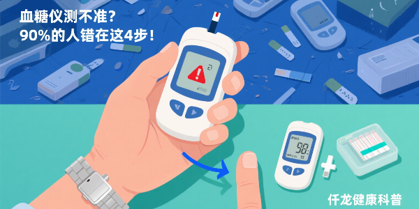 血糖儀測(cè)不準(zhǔn)？90%的人錯(cuò)在這4步！